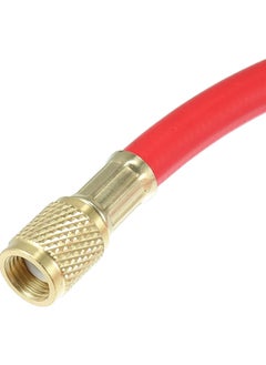 Generic Ezy Tools 3 Color 1/4 SAE Thread Brass Fitting Nuts 36in Long 800-4000 PSI Car HVAC AC Refrigeration Charging Hose Tube for R12 404 502 - 3 Pieces  - Image 3