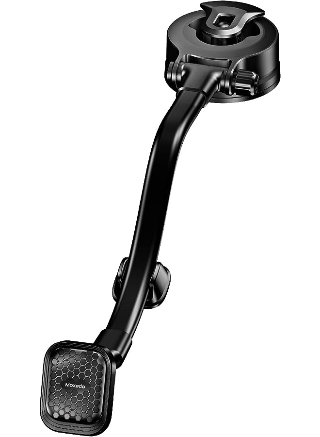 SHOWAY 360 DEGREERotatable and Retractable Car Phone Holder,Universal Rearview Mirror Holder for Car, black, CARHOLD02 B, Rotatable Mount - Image 1