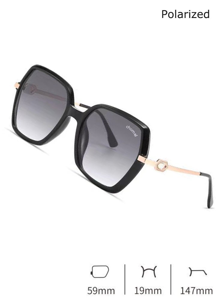 Chomel Fashion High-Definition Nylon Lens Sunglasses For Women's High-End Elegant Anti-Ultraviolet Anti-Blue Light  - Image 2