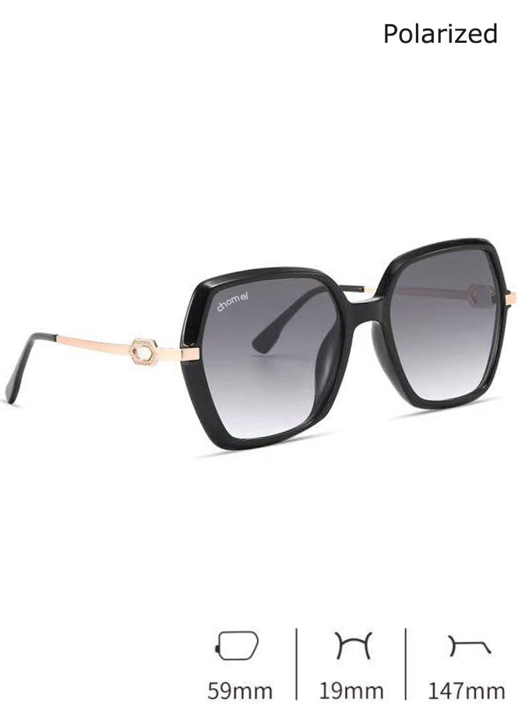 Chomel Fashion High-Definition Nylon Lens Sunglasses For Women's High-End Elegant Anti-Ultraviolet Anti-Blue Light  - Image 3