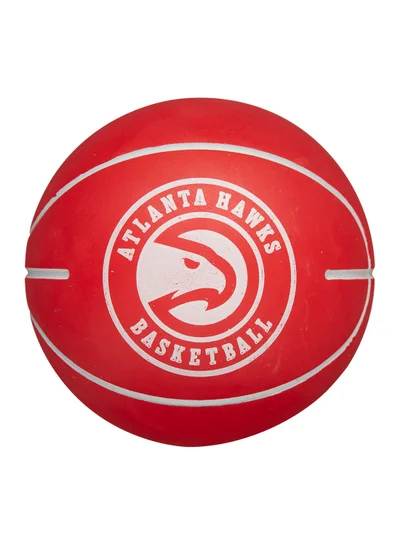 Wilson NBA Mini Dribbler Basketball - Atlanta Hawks - Super Mini - Red
