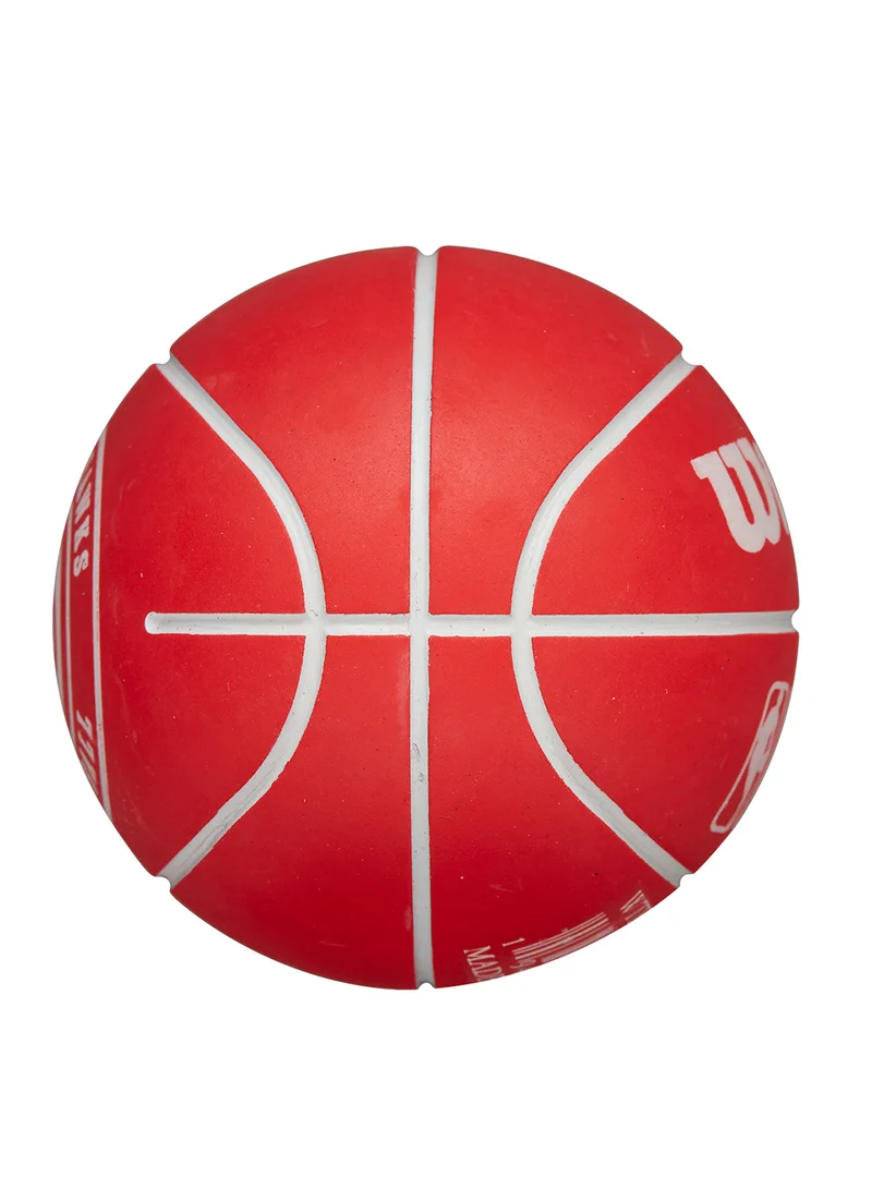 Wilson NBA Mini Dribbler Basketball - Atlanta Hawks - Super Mini - Red