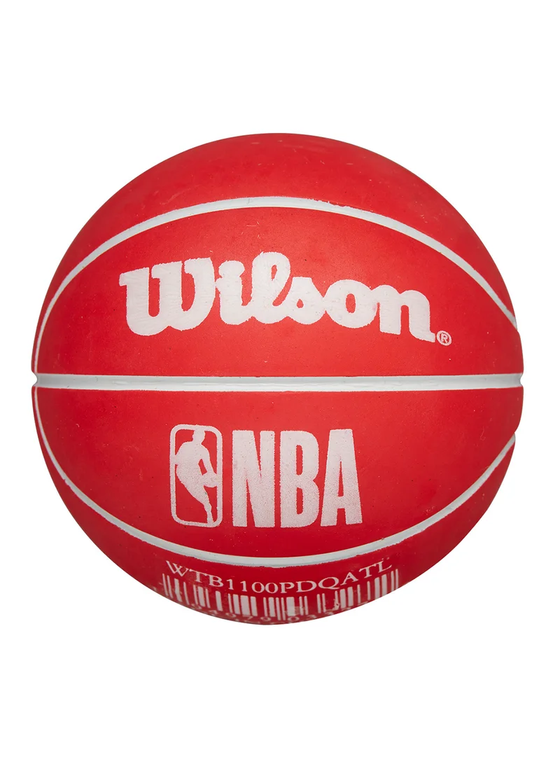 Wilson Red NBA Mini Dribbler Basketball - Atlanta Hawks - Super Mini - Red  | Best Price UAE