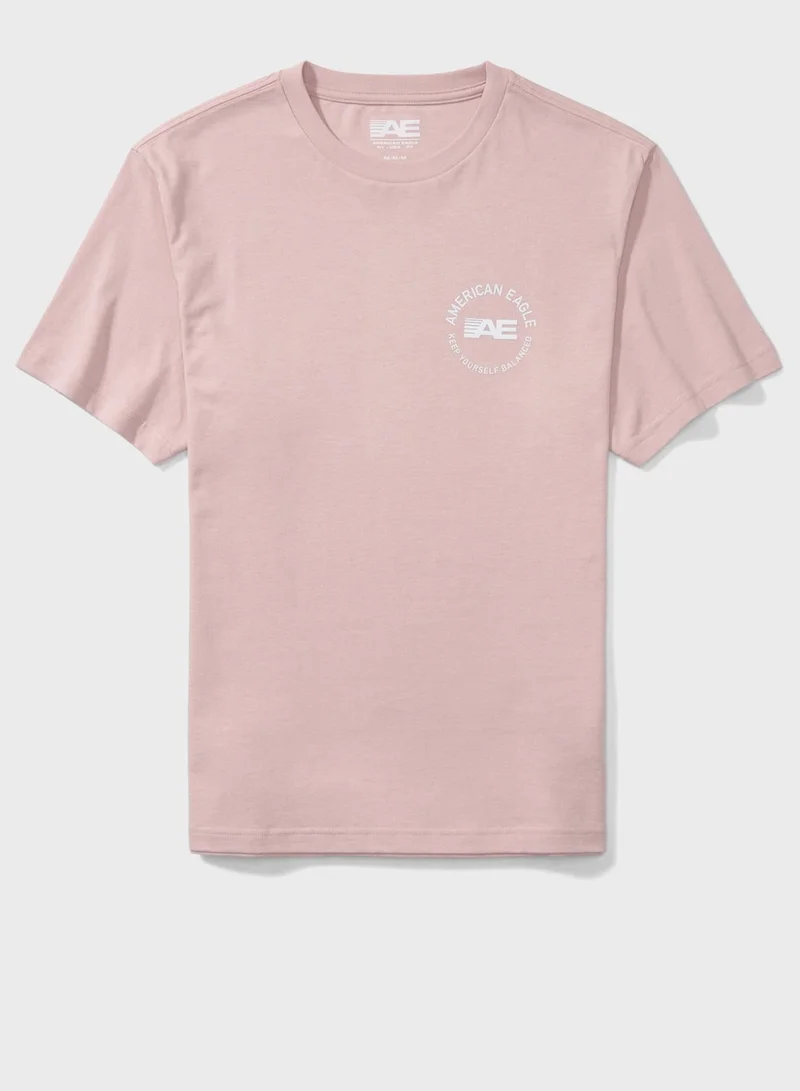 American Eagle Graphic Crew Neck T-Shirt
