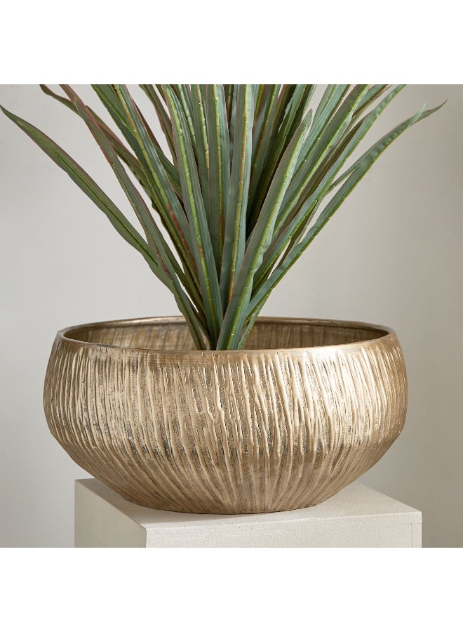 Home Box وعاء نباتات ألمنيوم مزخرف 40 × 16.5 سم - Image 1