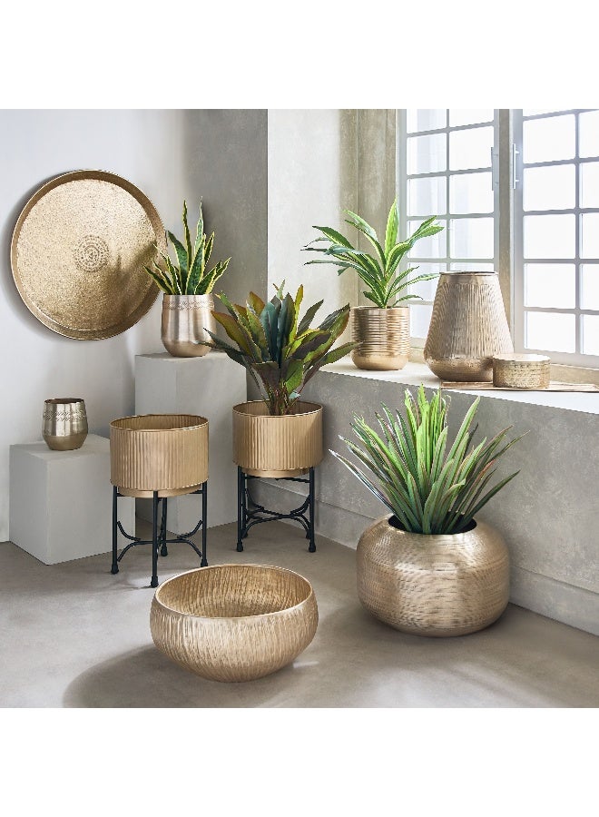 Home Box وعاء نباتات ألمنيوم مزخرف 40 × 16.5 سم - Image 4