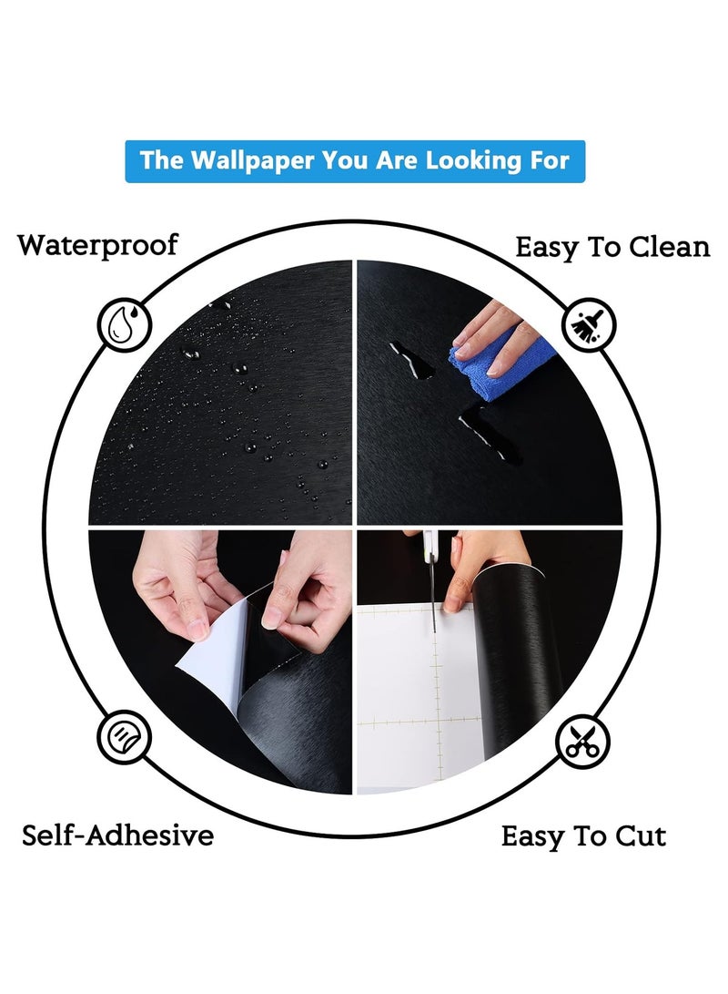 Anna 45cm x 10m Self-Adhesive Waterproof PVC Decorative Wall Stickers - Image 2