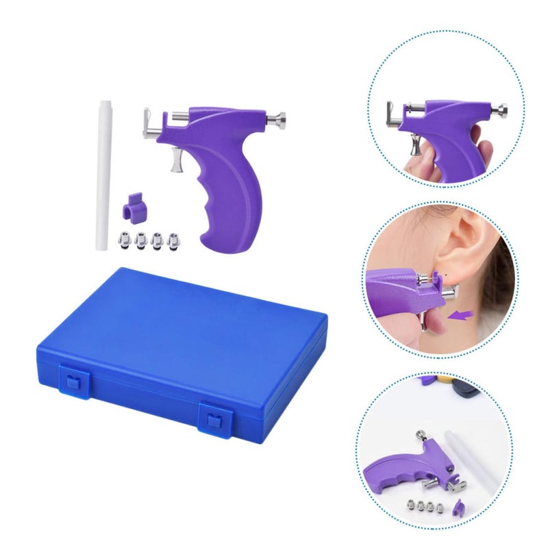 Ear Piercing Tools Professional Piercing Gun Ear Piercer Device Reusable Tool - Image 5