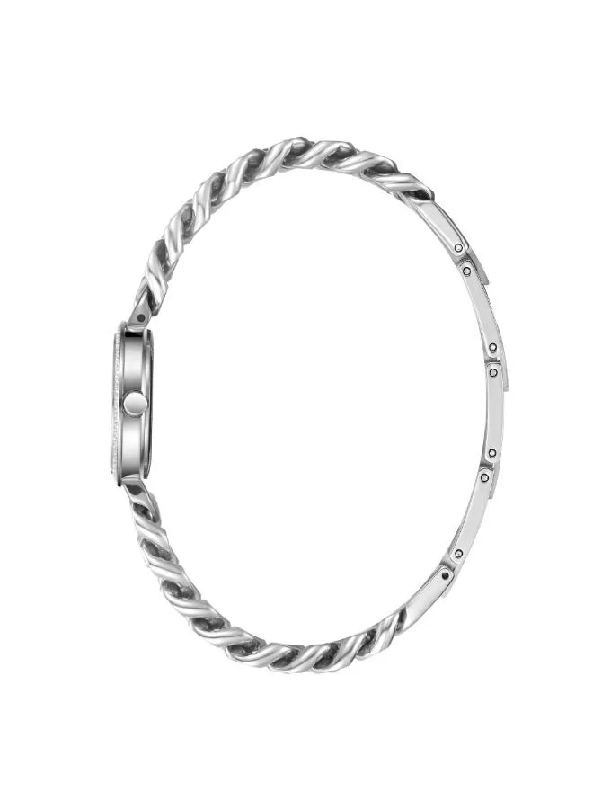 بيفرلي هيلز بولو كلوب BEVERLY HILLS POLO CLUB BP3738X.350 Women's Analog Display Watch & Metal Strap Silver