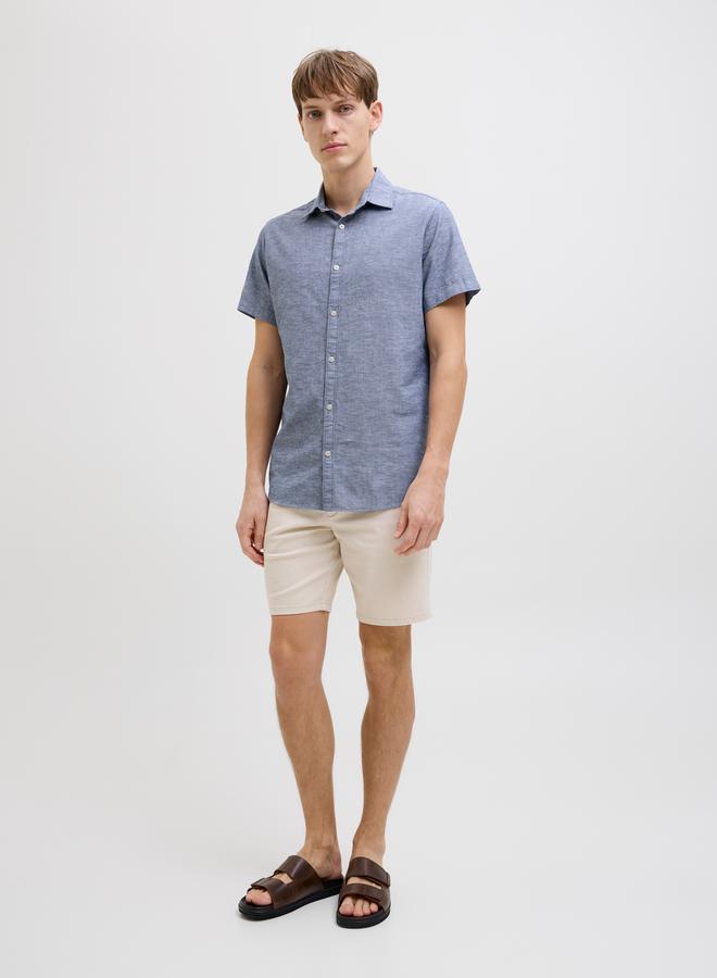 Rebel Moss Sunny Plain Short Sleeve Regular Fit Shirt - Image 2