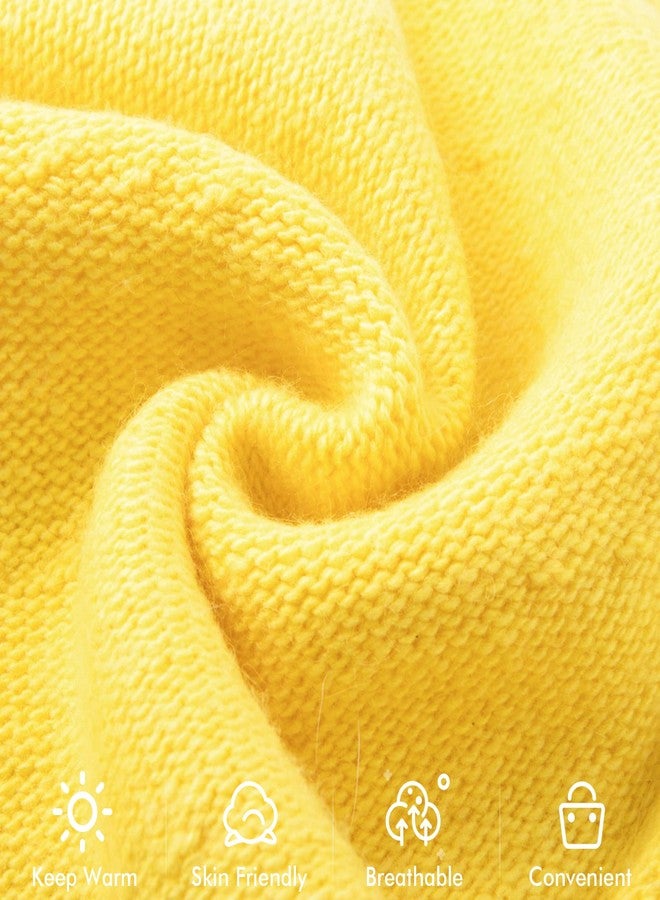 QUEENFUR Knit Slouchy Beanie Hats for Women Cashmere Ski Cap Knitted Wool Soft Warm Winter Hat, A11-ginger, One size - Image 5