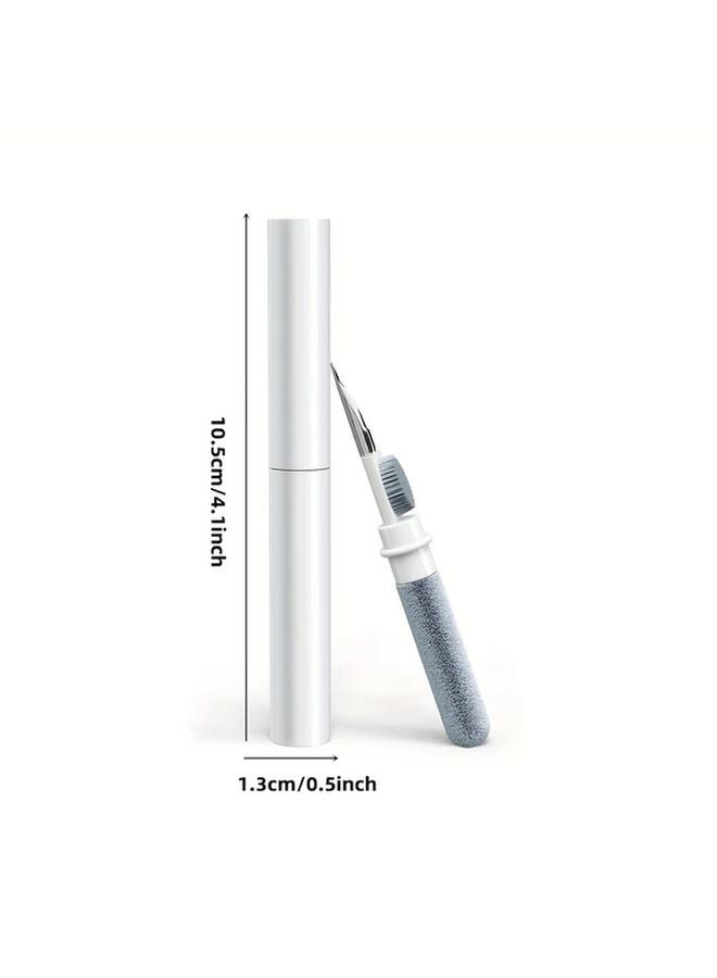 Beige 3 In 1 Headphone Cleaning Kit Multifunctional Brush For Wireless Earphones Keyboard - Image 3
