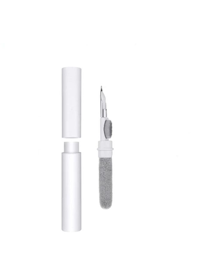 Beige 3 In 1 Headphone Cleaning Kit Multifunctional Brush For Wireless Earphones Keyboard - Image 1