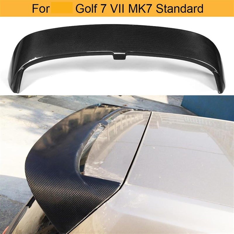 QASULER Carbon Fiber Rear Roof Spoiler for VW Golf 7 MK7 - Image 4