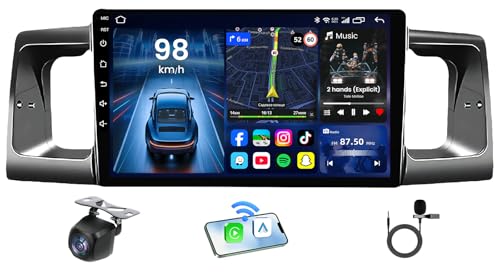 Jerqry 8Core 32G ROM Car Radio for Toyota Corolla 2003-2008: Wireless Carplay Android Auto Stereo 9 Inch 1280 * 800P IPS Touch Screen GPS Bluetooth 5G WiFi 1080P Backup Camera FM/RDS Steering Wheel Control - Image 1