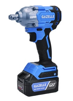 Gazelle Gazelle GC2034 20V 1/2 In. Cordless Torque Wrench, 488Nm, 3-Speed, Brushless Motor, with 2 x 5.0Ah Li-Ion Batteries 1 year warranty  - Image 1