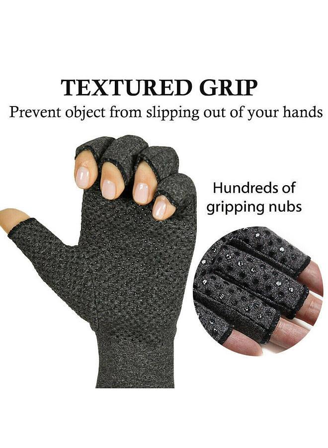 Arthritis Hand Compression Gloves Comfy Fit Breathable Alleviate Rheumatoid Pains Ease Muscle Tension Relieve Carpal Tunnel Ache
