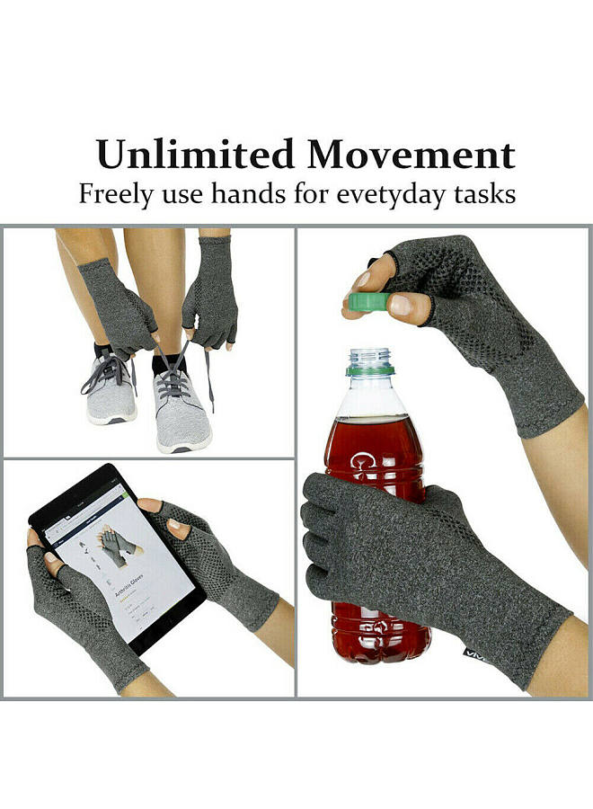 Arthritis Hand Compression Gloves Comfy Fit Breathable Alleviate Rheumatoid Pains Ease Muscle Tension Relieve Carpal Tunnel Ache