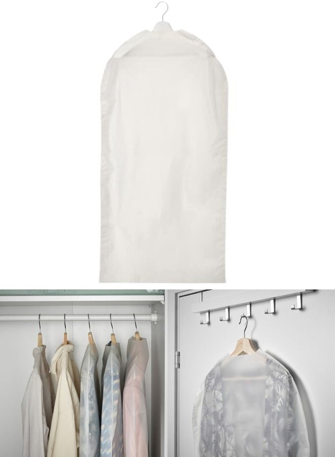 Plastic Clothes Storage Bag Coat Protector, Clothes Covers for Clothes Storage and Travel 27 x 20 cm - Clear  - Image 1