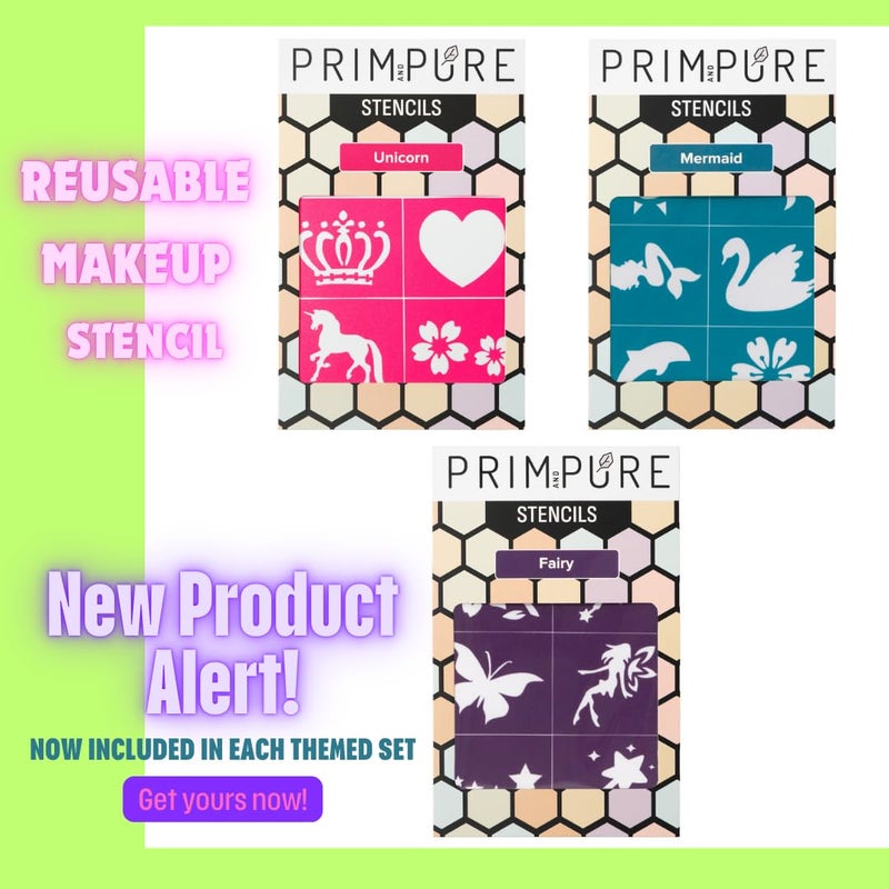 Prim and Pure Mineral Gift Set with Unicorn Mirror| Perfect for Play Dates & Birthday Parties | Kids Eyeshadow Makeup â€“ Mineral | Organic & Natural Makeup Kit for Kids| Made in USA (Pink) - Image 5