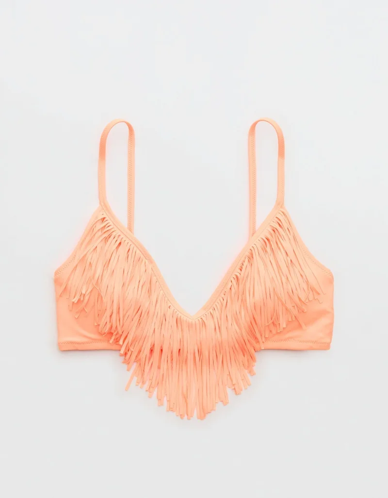 Aerie  Aerie Skinny Strap Voop Bikini Top for Women | Best Price UAE