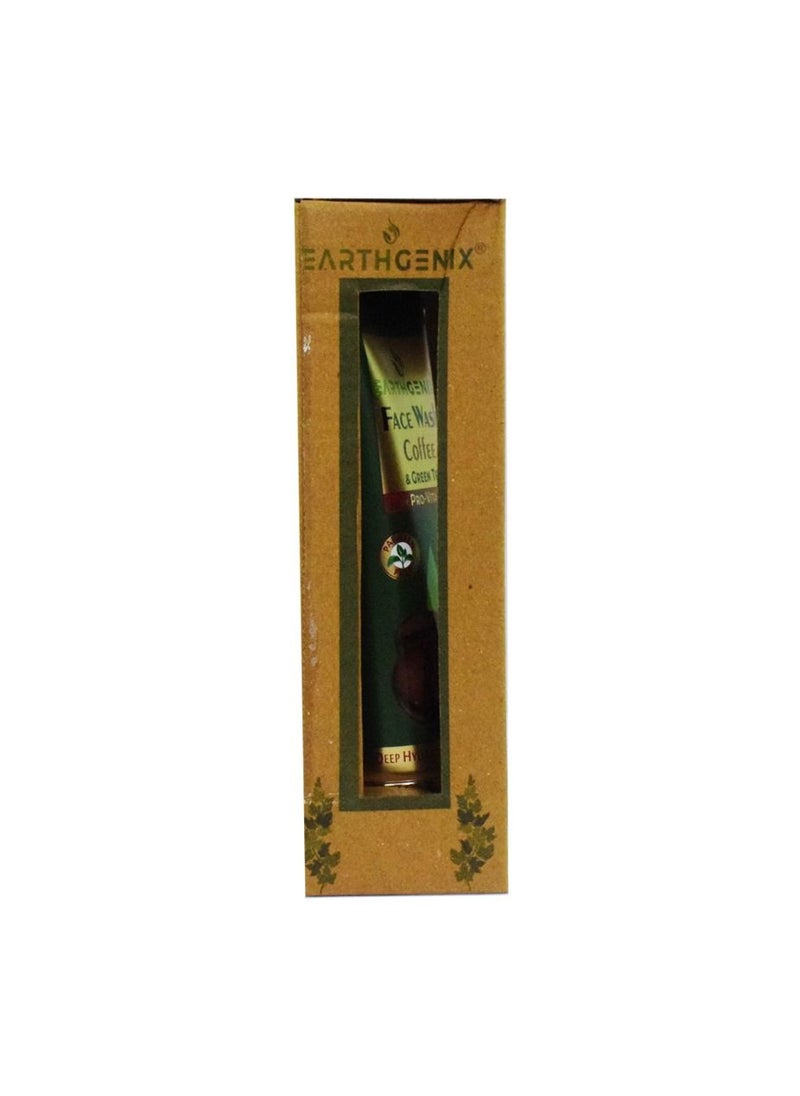 Earthgenix - Coffee & Green Tea Face wash 100ml x 2 Twin Pack - Image 1