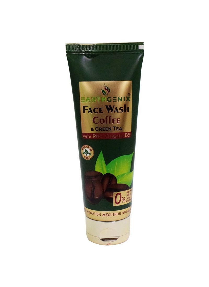 Earthgenix - Coffee & Green Tea Face wash 100ml x 2 Twin Pack - Image 1