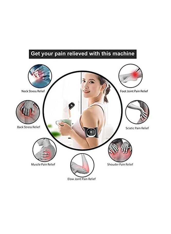 Generic - Wireless TENS Machine for Pain Relief TENS Unit Heated Muscle Stimulator EMS Massage Portable Pain Management Device for Back Knee Sciatica Arthritis Muscle and Joint Pain Relief - Image 1