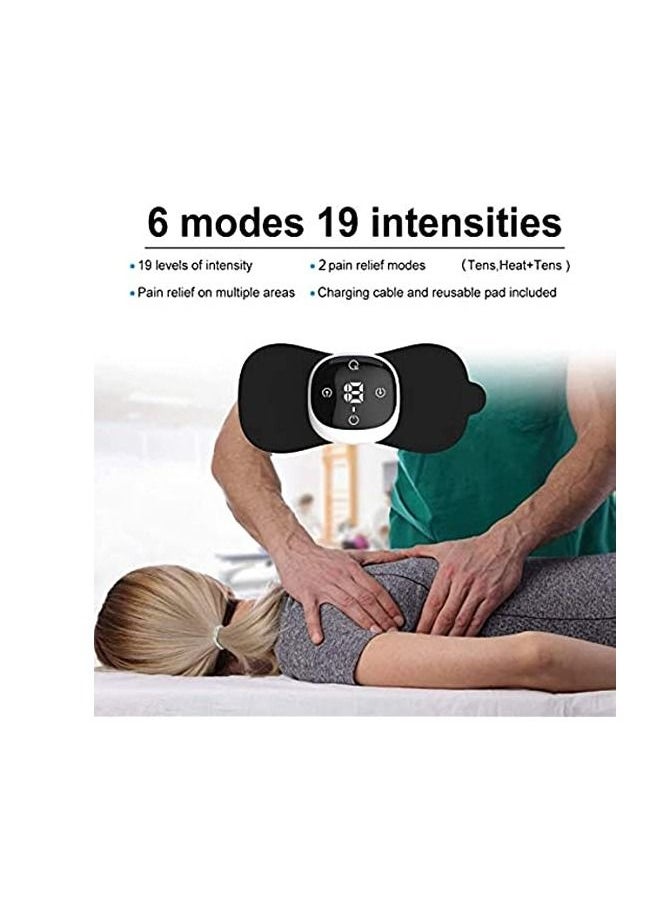 Generic - Wireless TENS Machine for Pain Relief TENS Unit Heated Muscle Stimulator EMS Massage Portable Pain Management Device for Back Knee Sciatica Arthritis Muscle and Joint Pain Relief - Image 1