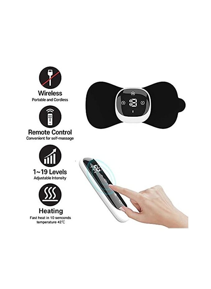 Generic - Wireless TENS Machine for Pain Relief TENS Unit Heated Muscle Stimulator EMS Massage Portable Pain Management Device for Back Knee Sciatica Arthritis Muscle and Joint Pain Relief - Image 1