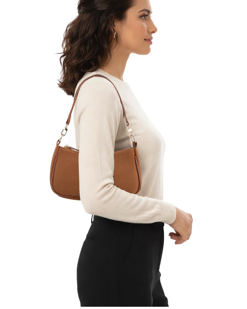 VODIU Clutch Tote Handbags with 2 Removable Straps and Zipper Closure Crossbody Bags Shoulder Purse Handbag for Women - Image 5