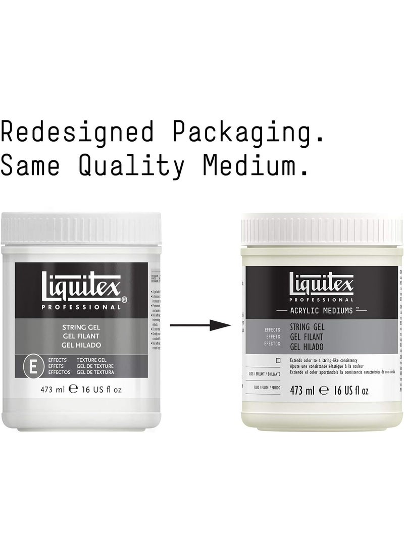 Liquitex Professional Effects Medium, 473ml (16-oz), String Gel - Image 2