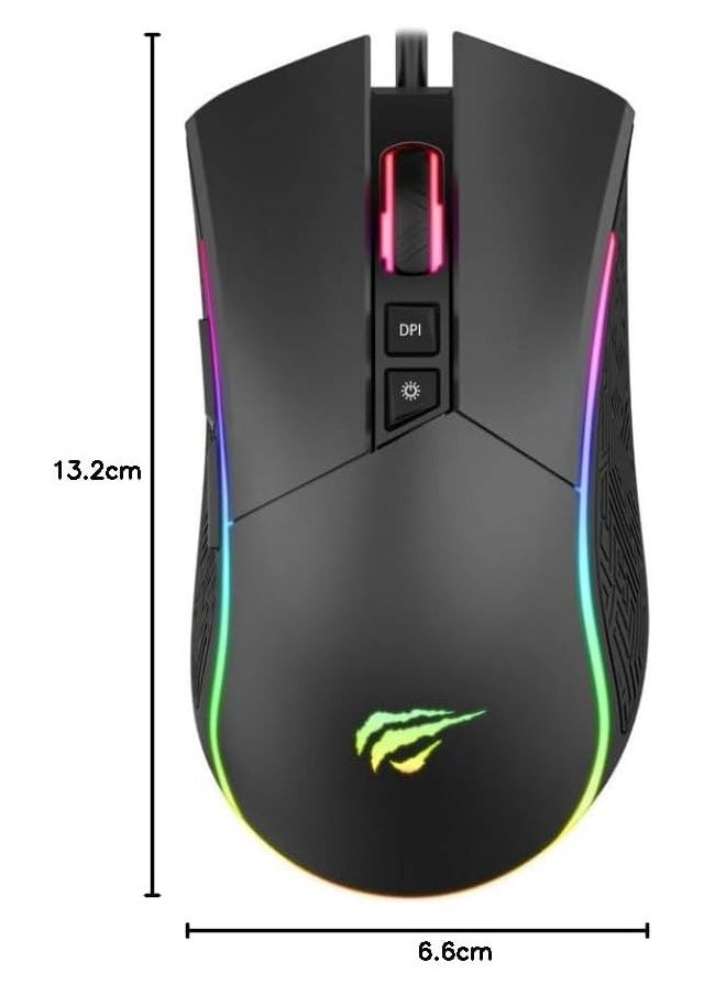 Havit MS1001S RGB Programmable Gaming Mouse
