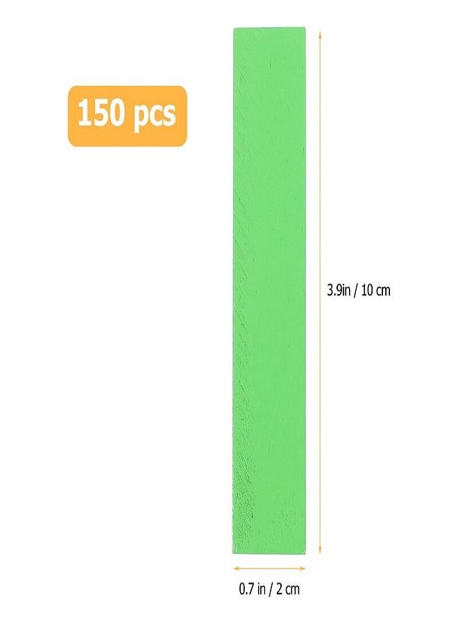 150 قطعة من مواد نموذج البناء الخشبية - Image 5