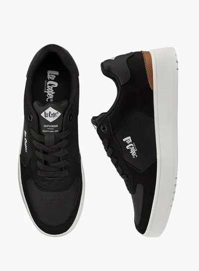 Lee Cooper Men's Panelled Lace-Up Sneakers