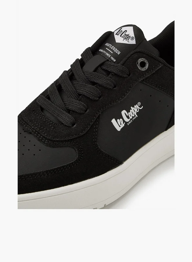 Lee Cooper Men's Panelled Lace-Up Sneakers