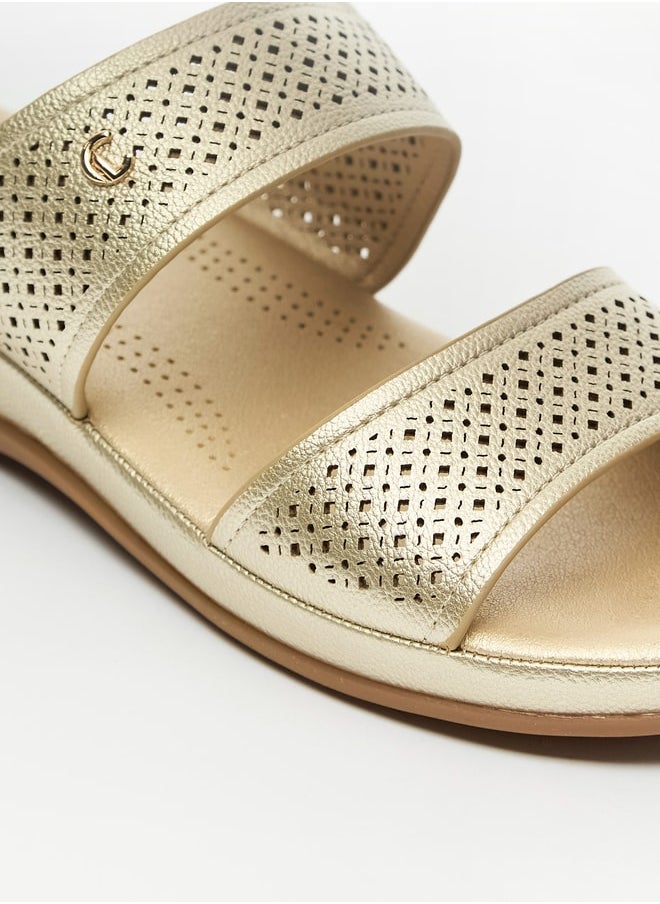 Le Confort Women Textured Slip-On Flat Sandals  - Image 5