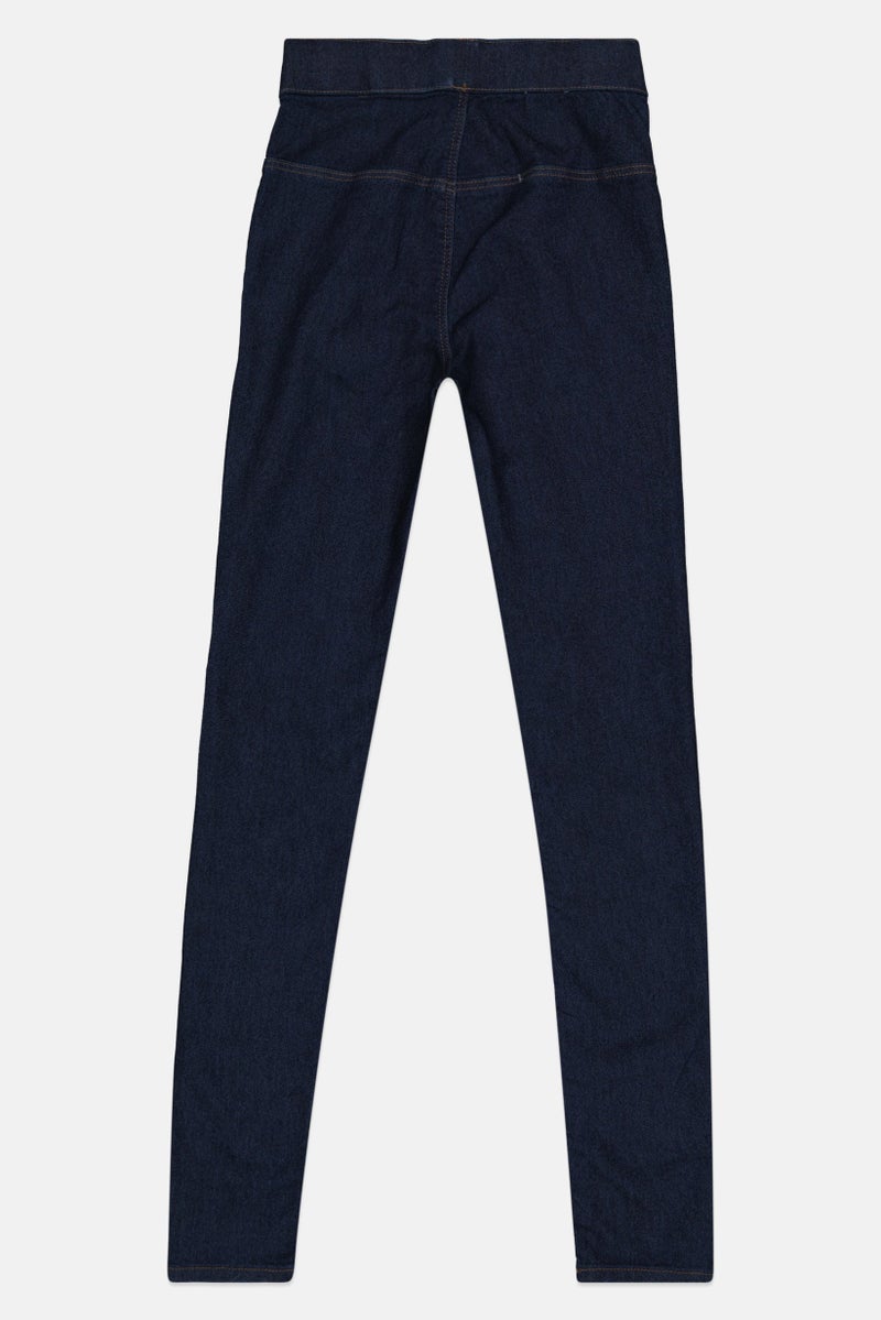 VERO MODA جينز جاجينغز سولي من فيرو مودا للنساء، دنيم أزرق داكن - Image 3
