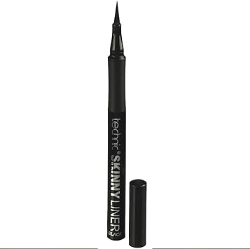 Technic Skinny Felt Tip Liquid Eyeliner Black Precision Tip Soft Grip Pen For Long Lasting Quick Flick Natural or Statement Looks Suitable for Beginners 15ml - Image 1