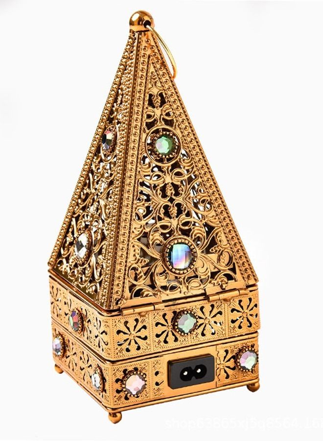 Electric Arabic Incense Burners plug Censer , Tower Shape Metal Vintage Incense Burner - Image 1