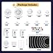 PPXMEEUDC 35PCS Solar System Model Kit Foam Ball Kit Includes Color Pigments Palette Spheres Balls Brushes Felt Background Plate Instruction Manual Astronaut Ornament and More - Image 4