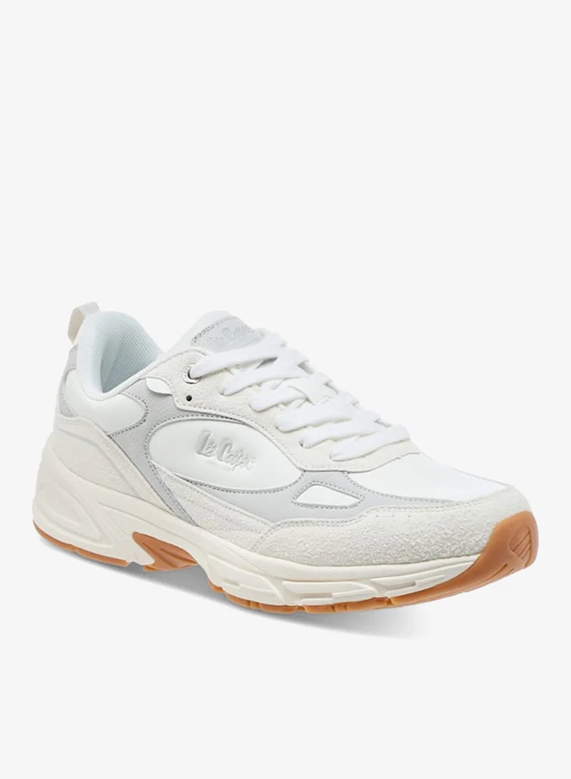 Lee Cooper Men's Panelled Lace-Up Sneakers