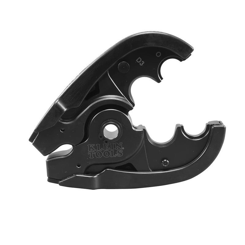 Klein Tools BAT207T12 Crimping Jaw with Fixed O Die and D3 Groove Head for Use with Klein Tools BatteryOperated Cable Crimper