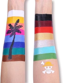 UCANBE Face Body Paint Oil Professional 15 Colors FX Makeup Palette Non Toxic Hypoallergenic Safe Facepaint for Halloween Cosplay Costumes Parties and Festivals - Image 3