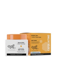 Chemist at Play Exfoliating Body Scrub For Removing Tan & Dead Skin Cells | Rough & Bumpy Skin, Tanned & Pigmented Skin | For Smooth, Soft & Bright Skin | Natural Ahas | Coffee | For Men & Women | 75G  - Image 2