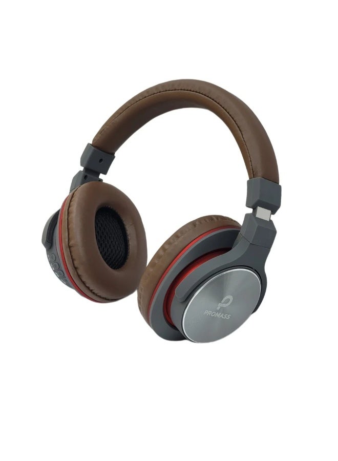 PROMASS PM-0807 Wireless Bluetooth 5.3 Headphones with Type-C Charging Port, Long Battery Life – Professional Wireless Headset for Mobile and Computer