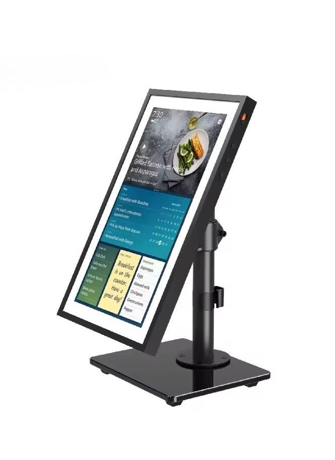 Generic - MOUNT PRO Echo Show 15 Stand - Supports Standalone Graphics for Echo Show 15, Supports Pan and Tilt Graphics with Video Base, Adjusts Height for Alexa Echo Show 15, Supports 17.6 Libre - Image 1