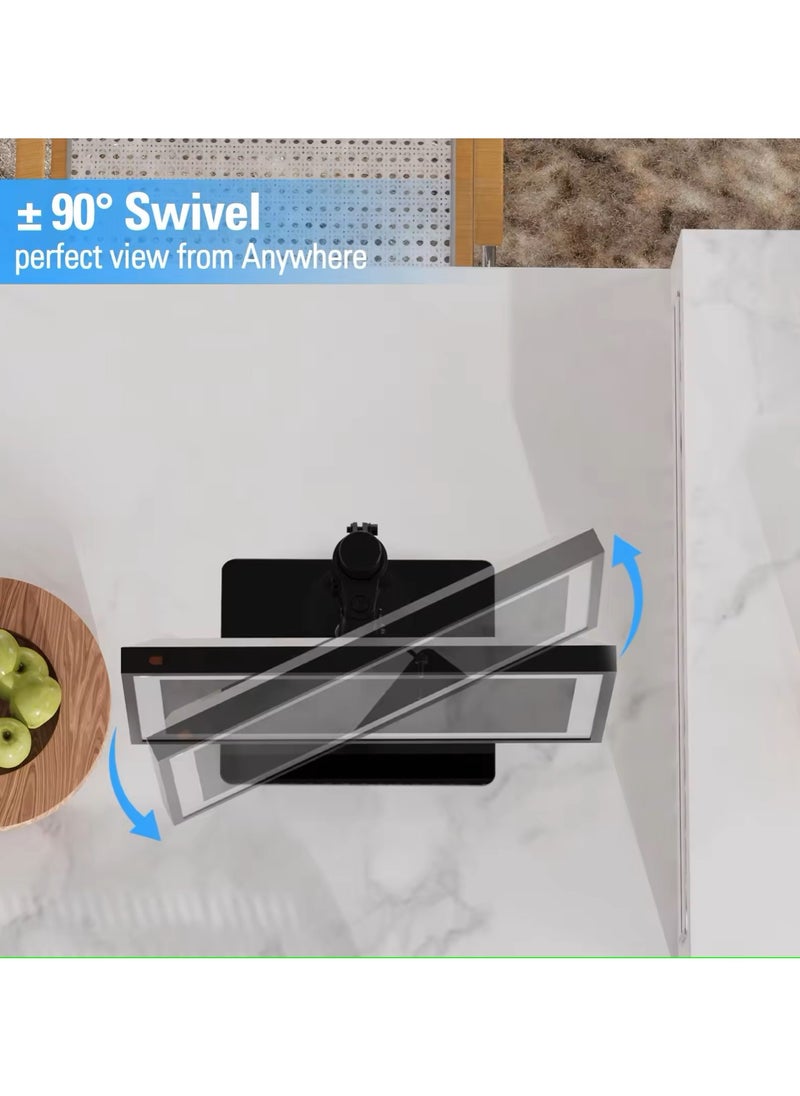 Generic - MOUNT PRO Echo Show 15 Stand - Supports Standalone Graphics for Echo Show 15, Supports Pan and Tilt Graphics with Video Base, Adjusts Height for Alexa Echo Show 15, Supports 17.6 Libre - Image 1