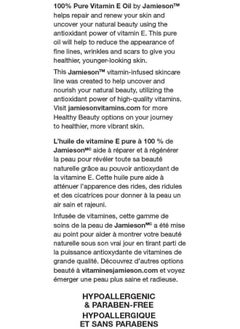 Jamieson Provitamina 100% Pure Vitamin E Oil, 28Ml  - Image 5