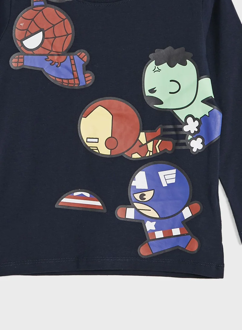 NAME IT Kids Super Hero Print T-Shirt